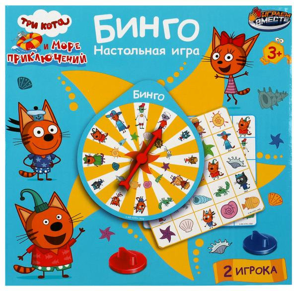 Изображение товара Настольная игра Играем вместе Три Кота Бинго / B1897766-R3