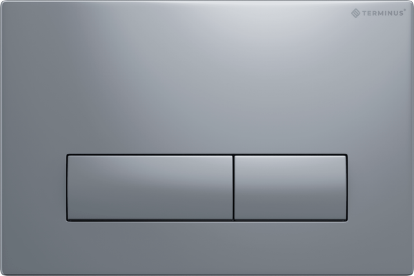 Изображение товара Кнопка для инсталляции Terminus Classic Прямоугольник 72K24x16C (хром)