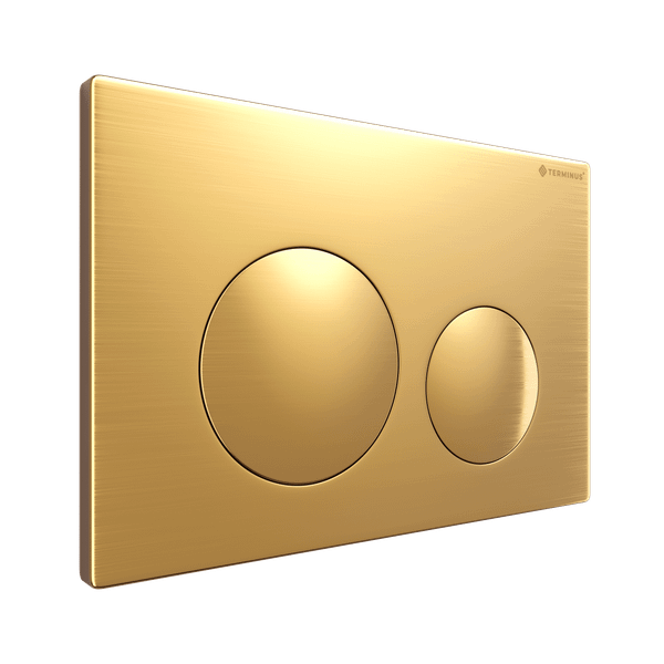Изображение товара Кнопка для инсталляции Terminus Classic Круг 62K24x16G (брашированное золото)