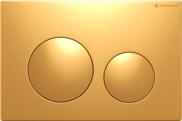 Изображение товара Кнопка для инсталляции Terminus Classic Круг 62K24x16G (брашированное золото)