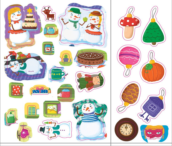 Изображение товара Развивающая книга Махаон Новогодние приключения, мягкая обложка (Плаксунова Дарья)