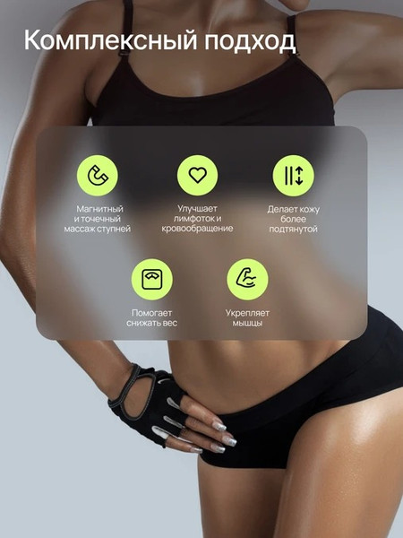 Изображение товара Виброплатформа UrbanFit С Bluetooth / 432715 (черный)