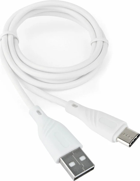 Изображение товара Кабель Cablexpert CCB-USB2-AMCMO1-1MW (1м, белый)