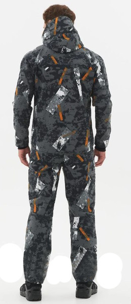 Изображение товара Костюм для охоты и рыбалки Huntsman Матрица -5°С КМФ 192 Исландия (р.44-46/170-176, черный)