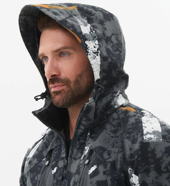 Изображение товара Костюм для охоты и рыбалки Huntsman Матрица -5°С КМФ 192 Исландия (р.44-46/170-176, черный)