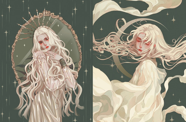 Изображение товара Книга О2 Бессмертие. Артбук. Коллекция иллюстраций Цзюнь Лин