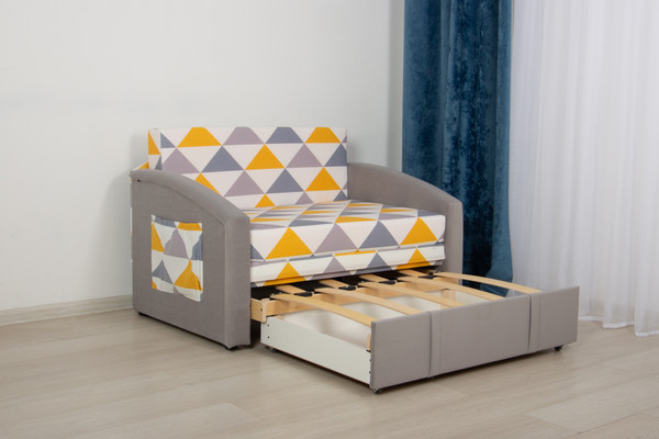 Изображение товара Диван DiArt Кеша 1000 (велюр Otto Yellow/магия 53)