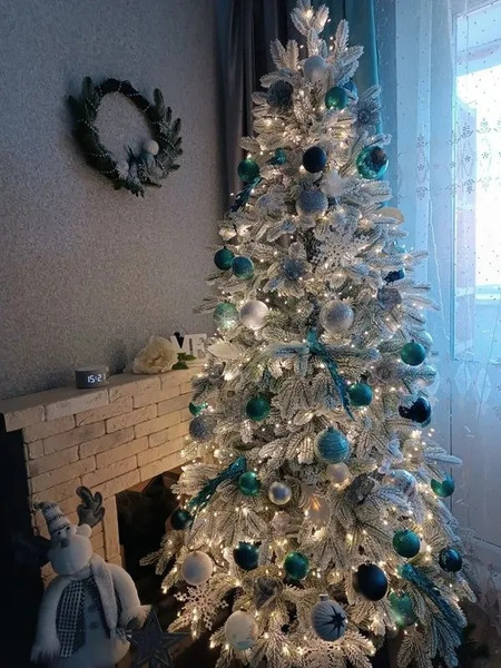 Изображение товара Ель искусственная National Tree Company Королевская заснеженная КРЛ/ЗС-220 (220см)