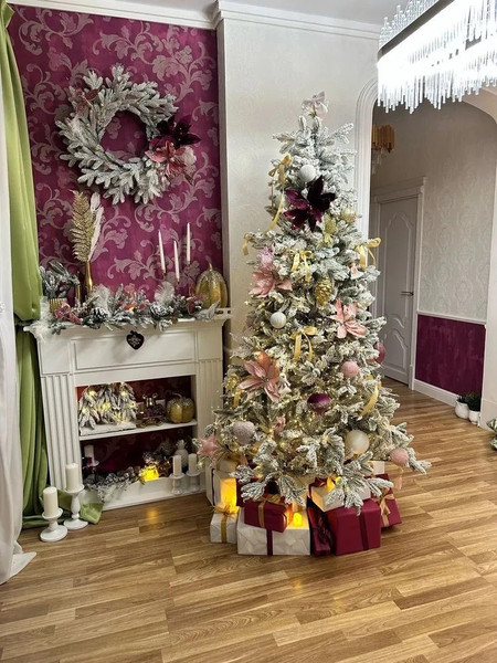 Изображение товара Ель искусственная National Tree Company Королевская заснеженная КРЛ/ЗС-220 (220см)