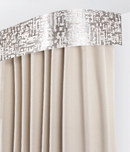 Изображение товара Карниз для штор LEGRAND Бруно 7см 2м 2р с поворотами / 58139433 (серебро/патина)