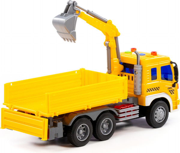 Изображение товара Экскаватор игрушечный Полесье Сити / 95992 (желтый)