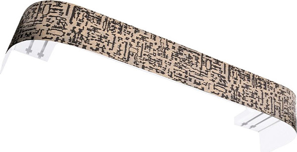 Изображение товара Карниз для штор LEGRAND Бруно 7см 2.4м 2р с поворотами / 58139436 (черный/золотой)