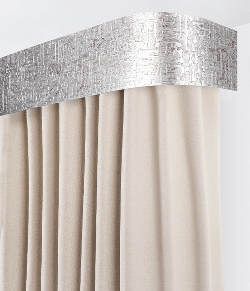 Изображение товара Карниз для штор LEGRAND Бруно 7см 3м 2р с поворотами / 58139446 (платина)