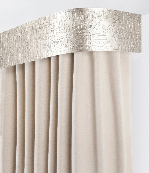 Изображение товара Карниз для штор LEGRAND Бруно 7см 3м 2р с поворотами / 58139445 (титан)