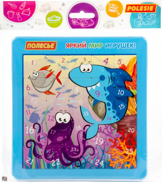 Изображение товара Развивающая игра Полесье Морские обитатели №1 / 25078