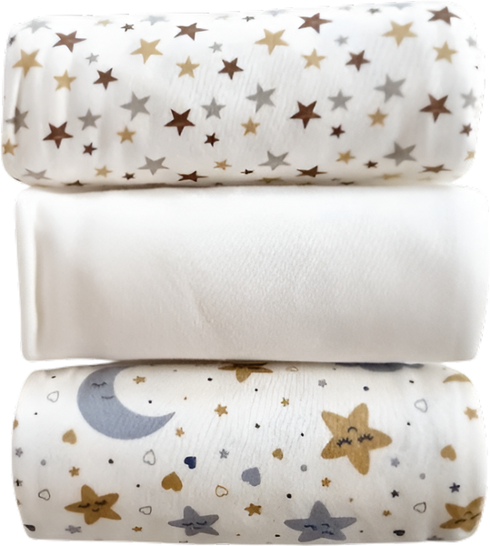 Изображение товара Набор пеленок детских Sofi 100x110 / 717 (3шт, футер)