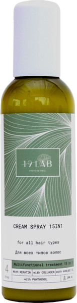 Изображение товара Спрей для волос 19 LAB Несмываемый 15в1 Крем-спрей (200мл)