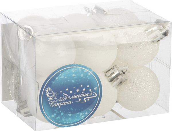 Изображение товара Набор шаров новогодних Волшебная страна SYQA-0123162-06 / 106316 (12шт)