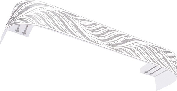 Изображение товара Карниз для штор LEGRAND Феникс 7см 2.4м 2р с поворотами / 58139242 (белый/серебристый)