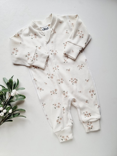 Изображение товара Комбинезон для малышей Sofi 3000-7 (р.62, бежевый)