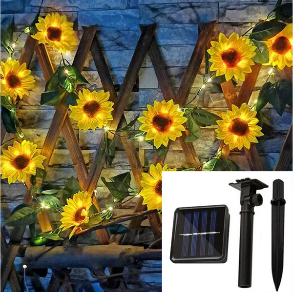 Изображение товара Садовая гирлянда Park Подсолнухи 107203