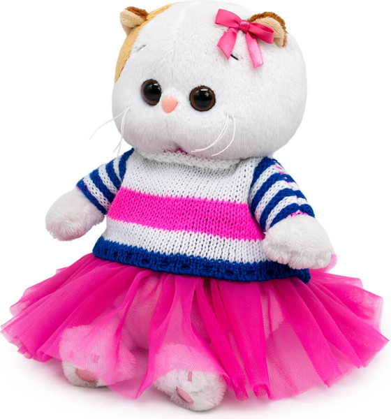 Изображение товара Мягкая игрушка Budi Basa Ли-Ли Baby в полосатом свитере и юбке / LB-143