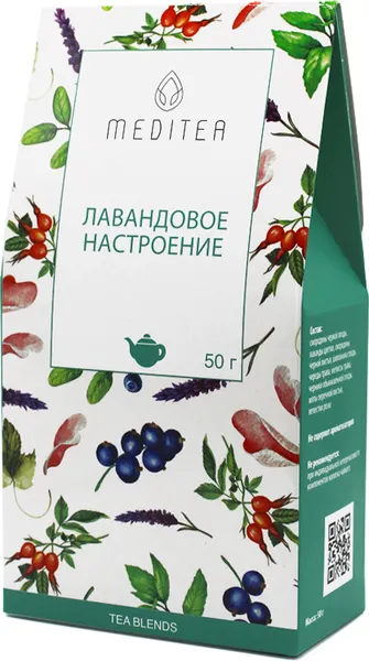 Изображение товара Чайный напиток Meditea Лавандовое настроение (50г)