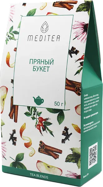 Изображение товара Чайный напиток Meditea Пряный букет (50г)