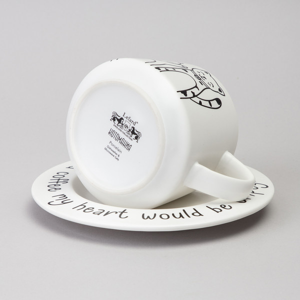 Изображение товара Чашка с блюдцем Lefard Коты 756-474