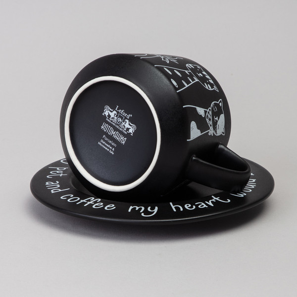 Изображение товара Чашка с блюдцем Lefard Коты 756-475