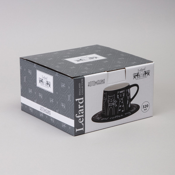 Изображение товара Чашка с блюдцем Lefard Коты 756-475