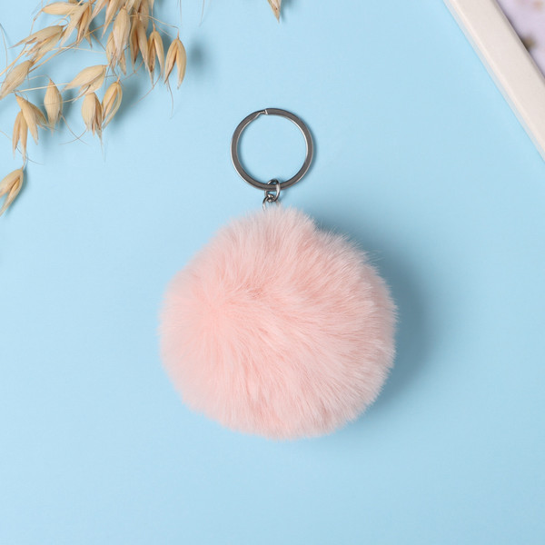 Изображение товара Брелок Sima-Land Пушистик на кольце. Кролик. Для тебя, мое золотце! / 10686521