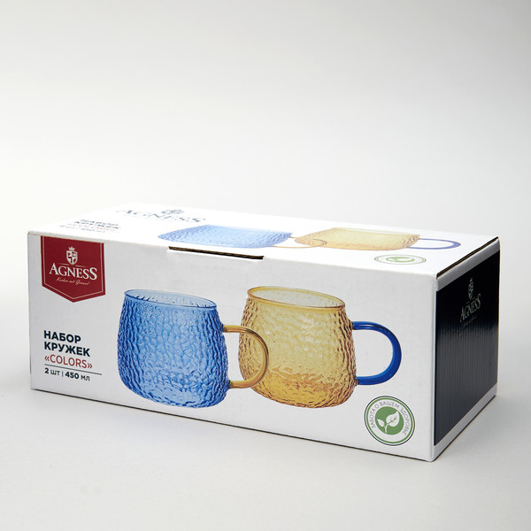 Изображение товара Набор кружек Agness Colors 887-274 (2шт)
