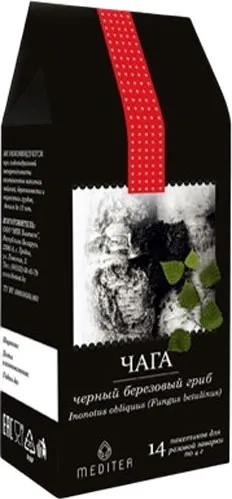 Изображение товара Чайный напиток Meditea Чага (14x4г)