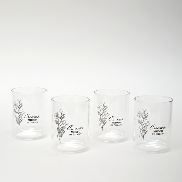 Изображение товара Набор стаканов Agness Счастье 887-284 (4шт)
