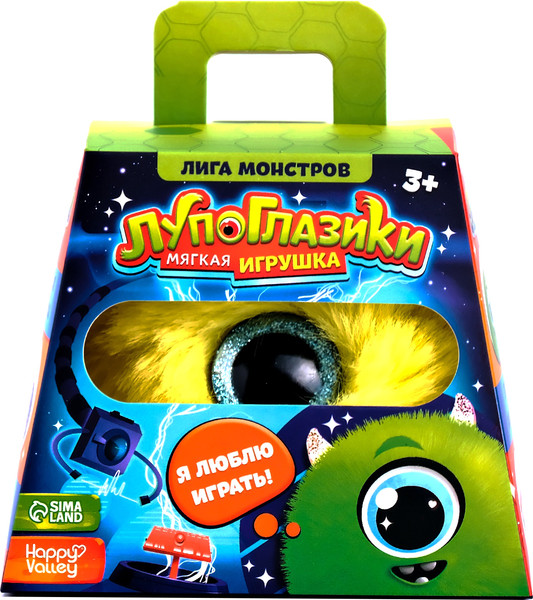 Изображение товара Мягкая игрушка Happy Valley Лупоглазики. Лига монстров. Глазус / 10349927