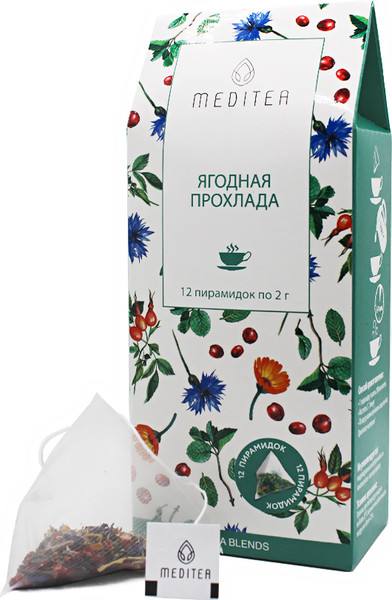 Изображение товара Чай пакетированный Meditea Ягодная прохлада (12x2г)