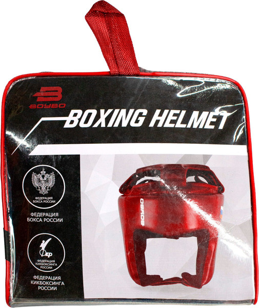 Изображение товара Боксерский шлем BoyBo Twin IKB-42 (XL, красный)