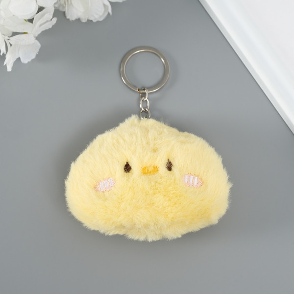 Изображение товара Брелок Sima-Land Пушистик на кольце. Цыпленок пищалка / 10702224