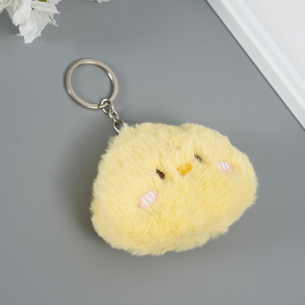 Изображение товара Брелок Sima-Land Пушистик на кольце. Цыпленок пищалка / 10702224