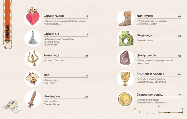 Изображение товара Энциклопедия Махаон Атлас сказочных мест. Путешествие по любимым книгам (Вилла Алтея, твердая обложка)