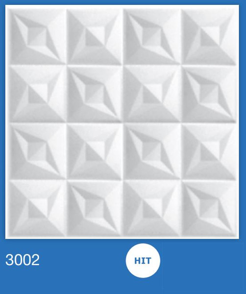 Изображение товара Потолочная плита FORMAT 3002 из экструзированного пенополистирола (500x500, уп.8шт, белый)