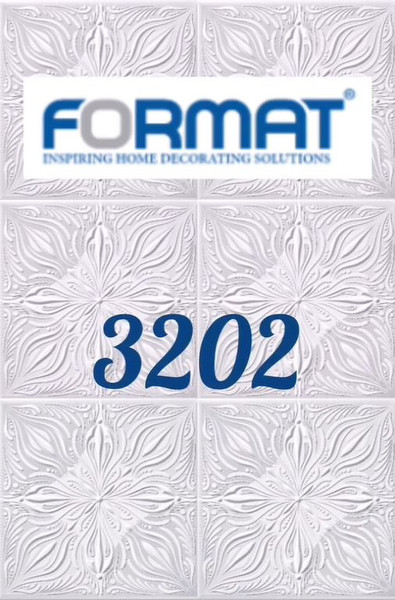 Изображение товара Потолочная плита FORMAT 3202 из экструзированного пенополистирола (500x500, уп.8шт, белый)