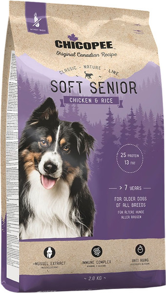 Изображение товара Сухой корм для собак Chicopee CNL Soft Senior Chicken & Rice (2кг)