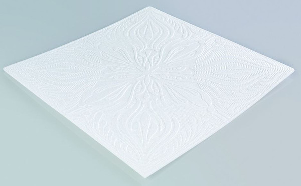 Изображение товара Потолочная плита FORMAT 563 из штампованного пенополистирола (500x500, уп.8шт, белый)