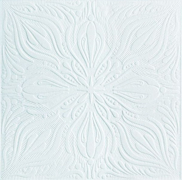 Изображение товара Потолочная плита FORMAT 563 из штампованного пенополистирола (500x500, уп.8шт, белый)