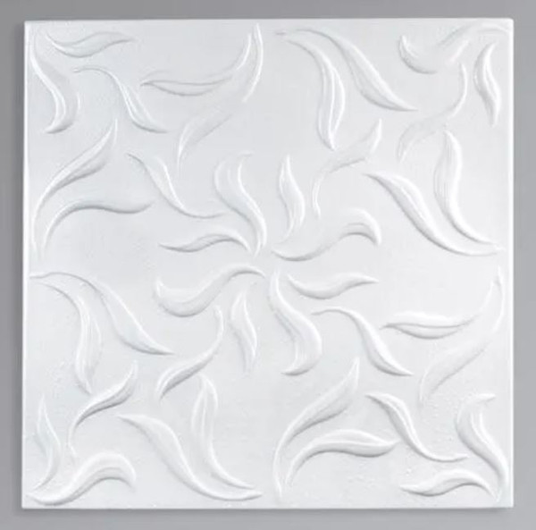 Изображение товара Потолочная плита FORMAT 5802 из экструзированного пенополистирола (500x500, уп.8шт, белый)