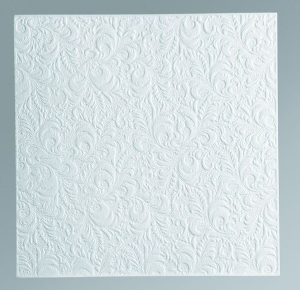 Изображение товара Потолочная плита FORMAT 802 Люкс из штампованного пенополистирола (500x500, уп.8шт, белый)
