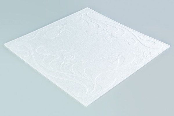 Изображение товара Потолочная плита FORMAT 803 Люкс из штампованного пенополистирола (500x500, уп.8шт, белый)