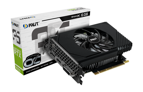 Изображение товара Видеокарта Palit RTX3050 StormX OC 6GB V1 (NE63050S18JE-1072F)